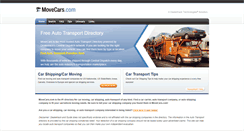 Desktop Screenshot of movecars.com